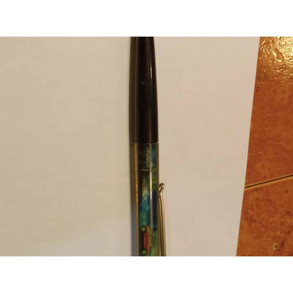Vintage Mini Cooper Lets Motor Hollywood Floaty Pen Made in Denmark Black Gold